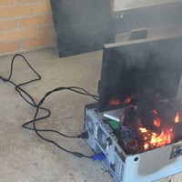 Dell Computer Fire / Explosion