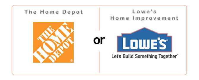 Home Depot or Lowe's Discount - Tuesday September 5th