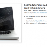 ALB Tech Amazon Local Deal - $50 in Service for $25
