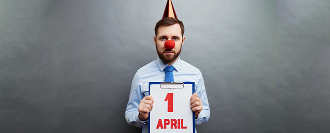 April Fools Discount - Wednesday April 1st