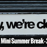 Closed for Mini Vacation - Saturday July 1st
